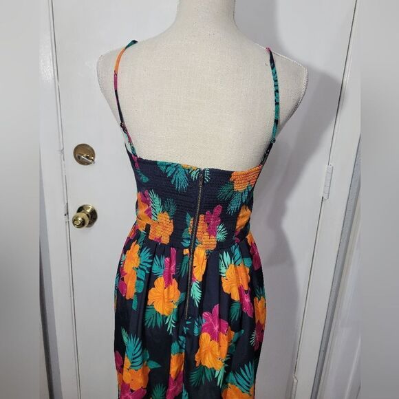 Gap hibiscus floral sleeveless dress sz 2 - Picture 3 of 9